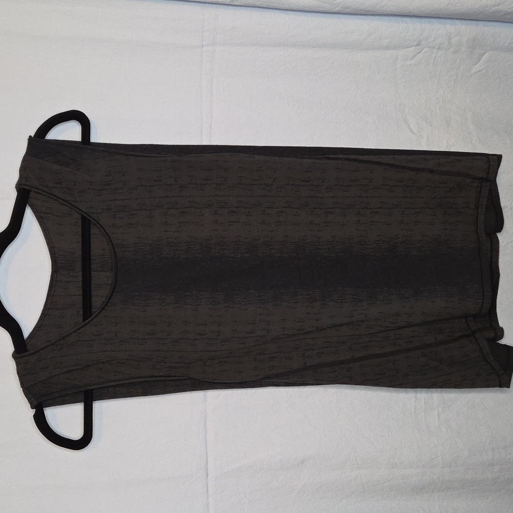 G250. Lululemon Salutation To Savasana Tank- Misty Stripe/Black - Size 6-8(?)